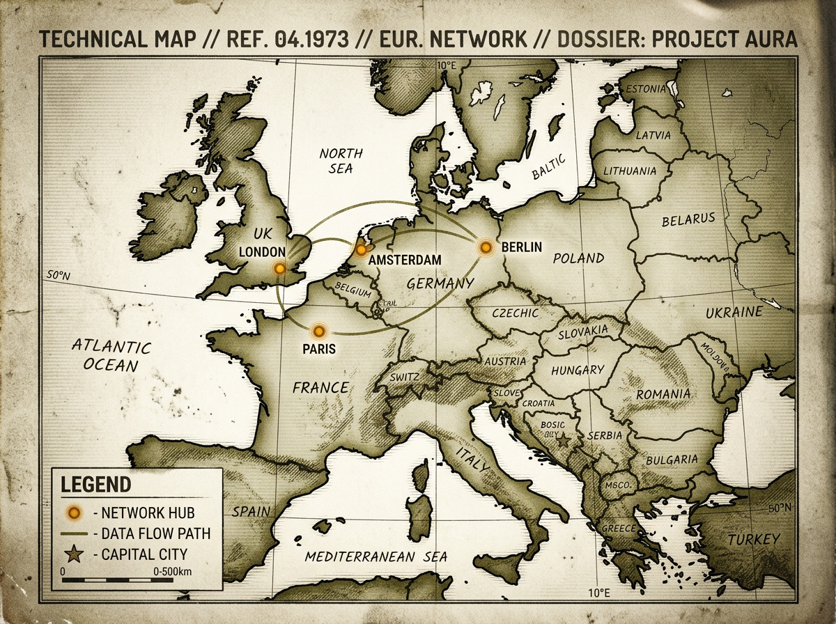 Map of Europe with regulatory timeline overlay showing the EU AI Act gap